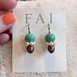 FAI dangle earrings